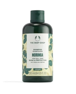 The Body Shop Moringa Shampoo 250ml Bottle For Dull Hair - NEW - Picture 1 of 1
