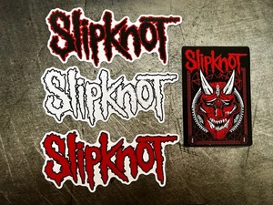 SLIPKNOT STICKER SET Concert T Shirts Band Stickers Bones Volcom Vintage Skate - Picture 1 of 8