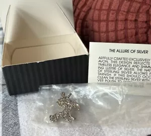 Vintage 1994 Avon Sterling Silver Unicorn Charm BinGX - Picture 1 of 7