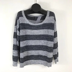 Torrid Open Back Striped Sweater Women's Plus Size 3/3X 100% Cotton Knit - Picture 1 of 13