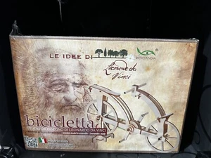 Riciclandia - Ideas Of Leonardo - Bicycle - Wooden Model Kit - Picture 1 of 2