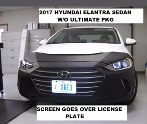 Lebra Front End Mask Cover Bra Fits 2017-18 Hyundai Elantra Sed.w/o Ultima.PKG - Picture 1 of 1