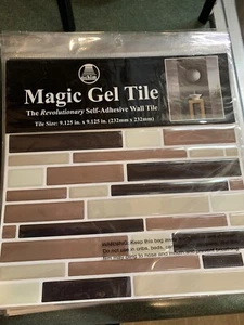 Backsplash Fliesen. Peel & Press Konvolut 20 Fliesen Naturtöne, Neu - Bild 1 von 5