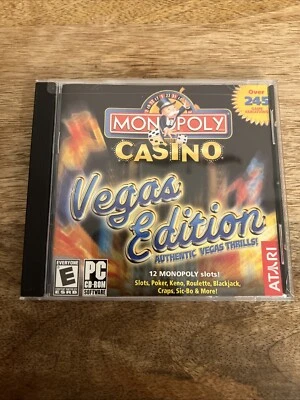 Monopoly Casino Vegas Edition Video Game Pc Cd-Rom E- Everyone Atari - Image 1 of 4
