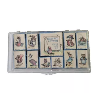 Beatrix Potter Peter Rabbit Rubber Stamp Set Vintage Stamping Art Scrapbooking - Picture 1 of 7