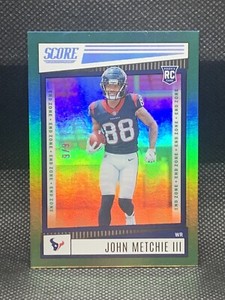 John Metchie iii 2022 Score #387 Green Holo SSP (9/9)💎🔥🔥 RC Last Print!