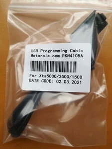 Motorola OEM RKN4105A RKN4105 Kabel do programowania USB do XTS5000 XTS2500 XTS1500 - Zdjęcie 1 z 7