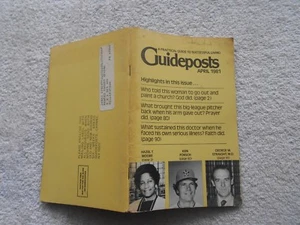 Guideposts LARGE PRINT-Magazine-APRIL,1981-HAZEL T. MOORE - Picture 1 of 2