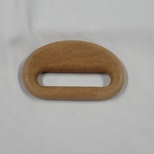Natural Wood Wooden Baby Rattle Grasping Clutching Toy - Picture 1 of 3