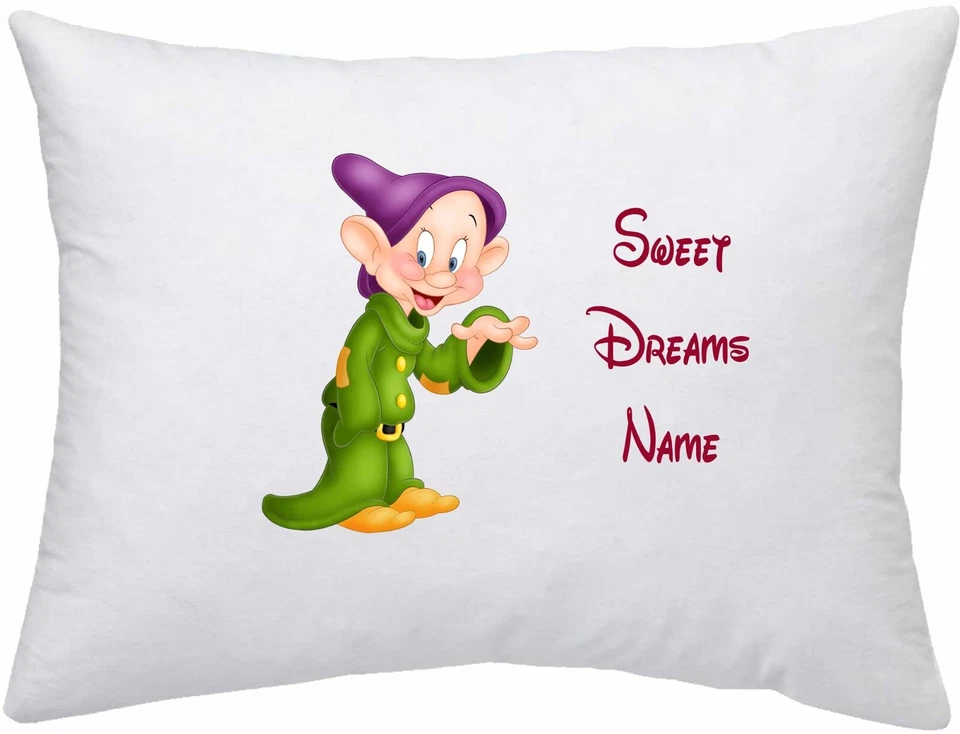 DOPEY DWARF #1 Personalised Pillow Case - Choice of Design - Image 1 of 1