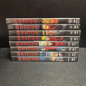 Trigun 8 DVD Lot Collection Pioneer Series Anime Manga - Picture 1 of 13