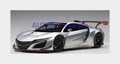 1:18 Autoart Honda Nsx Gt3 2018 Hyper Silver AA81897 Modellino - Immagine 1 di 4