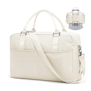 Gym Bag for Women Carry on Weekender Overnight Bag Travel Duffel Bags with Tr... - Picture 1 of 8