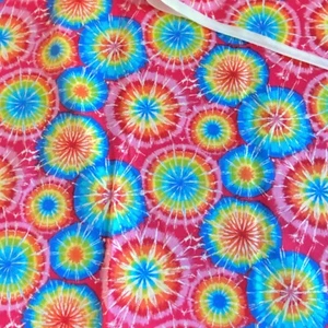 1.9 YD Vintage Tie Dye Fabric Colorful Quilting Cotton - Picture 1 of 5
