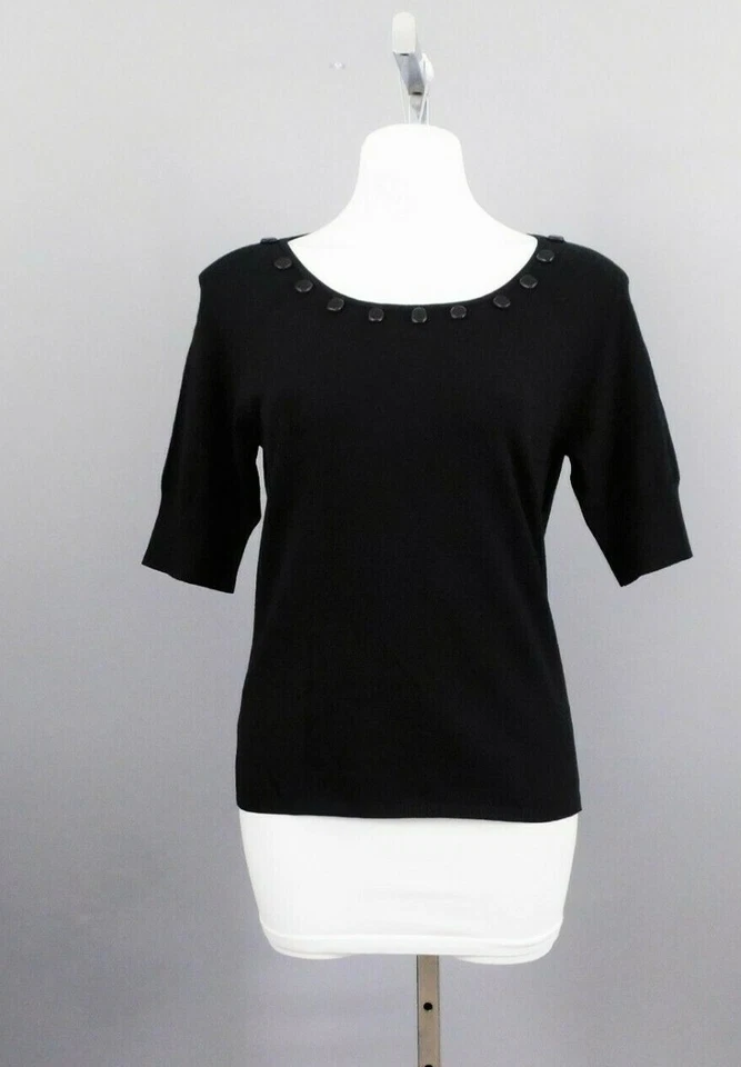 Camisa para mujer David Brooks, talla S, negra, 70 % viscosa, 30 % poliéster Foto 1 de 4