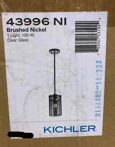 Kichler Lighting 43722PN - Titus 6.5" Mini Pendant in Polished Nickel ~NEW~ - Picture 1 of 4