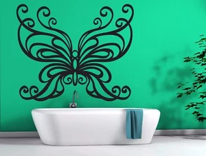 Wall Vinyl Sticker mural big butterfly wings chic home decor (n531) - Picture 1 of 5