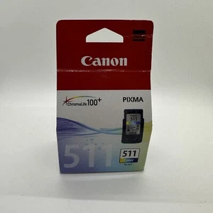 GENUINE CANON TRI-COLOUR CL 511 ink cartridge PIXMA iP2700 MP230 MP480 MX320 - Picture 1 of 3