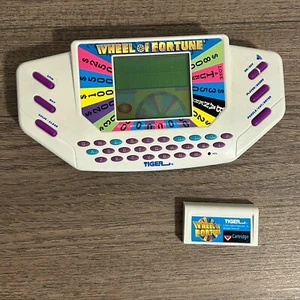 Vintage (1995)  Tiger Electronics Wheel of Fortune Handheld Game w/ Cartridge - Picture 1 of 21
