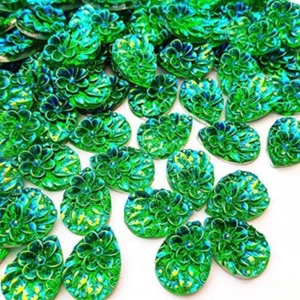 10pcs DIY Glitter Drop Shape Beads Rhinestone Sew on for Jewellery Making Craft - Picture 1 of 19