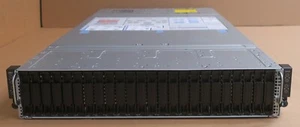 Dell C6400 24-Bay 2U Chassis + 4x C6525 Node Servers 8x 16C EPYC 7282 256GB RAM - Picture 1 of 3