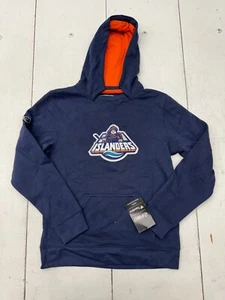Fanatics Navy Blue NHL Islanders Pullover Hoodie Boys Size Large - Picture 1 of 7