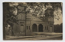 Cartão Postal Antigo Foto Real Hadley Hall Hospital Estadual Willard New York Cartão Postal Foto doente Oriental
