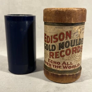 PV09070 Vintage Edison Gold Moulded Record #1597 KENTUCKY DAYS - Picture 1 of 10