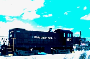 DUPLICATE EKTACHROME SLIDE PENN CENTRAL ALCO S-4 #9817 KEARNY, NJ FEBRUAR 1976 - Bild 1 von 1