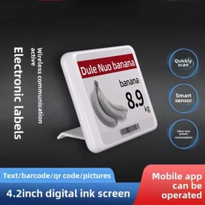 4.2" e Ink Screen Price Tag Digital Blank Shelf Label Signs Display For Store - Picture 1 of 7