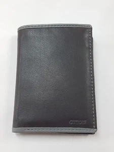 cartera piel billetera con proteccion RFID Gutiore que no te roben marron y gris - Imagen 1 de 14
