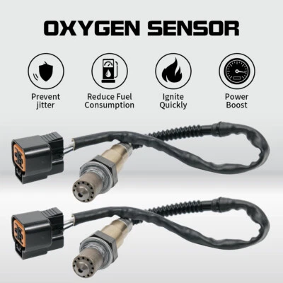 2Pcs Upstream + Down Oxygen O2 Sensor For 2012-2017 Kia Soul 1.6L Hyundai Accent Foto 1 de 4