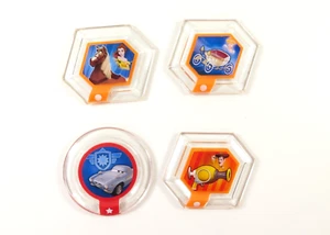 4 discos de alimentación redondos hexagonales Disney Infinity 1.0 carro de Phillipe Cenicienta - Imagen 1 de 6