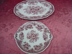 2 Tabletts  (Tortenplatte, Kuchenplatte, Fleischplatte...) , V&B-Mettlach ,Fasan - Bild 1 von 1