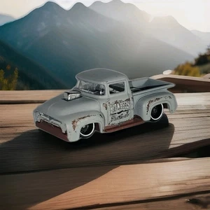 Hot Wheels Custom 56 Ford Truck 2017 Kmart Light Blue DD8s - Picture 1 of 3