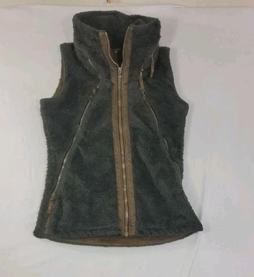 Chaleco Kuhl Flight Empacable Capucha Cremallera Completa Sherpa Exterior Mujer Pequeño Gris Foto 1 de 4