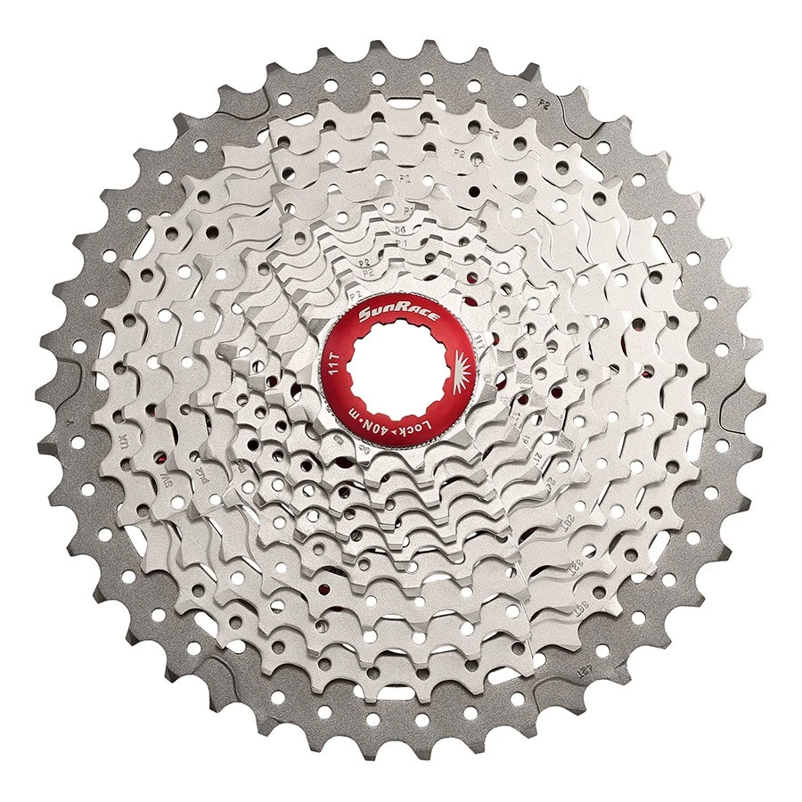 Sun Race CSMX8 11-Speed Cassette 11-42T Aluminum Wide Range DriveTrain Component - Image 1 of 1