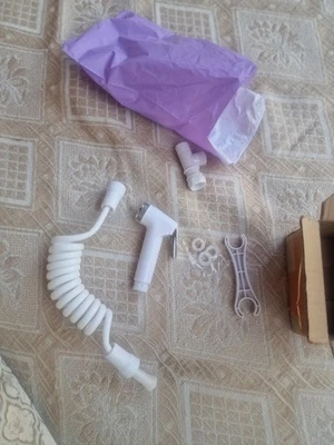 Kit Douchette WC Kit hygiène complet pour WC en ABS avec Douchette Flexible M... - Photo 1/2