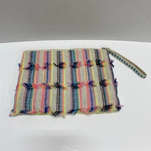 America & Beyond Clutch/Handgelenktasche mehrfarbig Perlen & Stickerei Riemen & Reißverschlüsse - Bild 1 von 6
