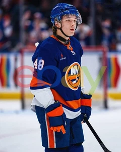 Matthew Schaefer Game Day Portrait New York Islanders 8x10 NHL Hockey Photo - Picture 1 of 1