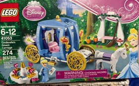 LEGO Disney: Cinderella's Romantic Castle (41055) and Carriage (41053)