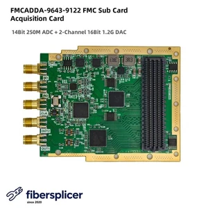 2CH 14Bit 250M ADC + 2CH DAC FMC Sub Card Acquisition Card FMCADDA-9643-9122 - Picture 1 of 2