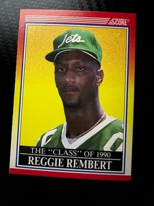 1990 Score - La "Clase" de 1990 Reggie Rembert #610 (RC) - Tarjeta de novato - Imagen 1 de 2
