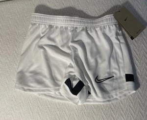 Nike Girls Kids Dri-fit Shorts White Size small New - Picture 1 of 5