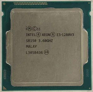 Intel Xeon E3-1280 V3 3.6GHz 4-Core 8MB LGA1150 Server Processor CPU SR150 82W - Picture 1 of 2