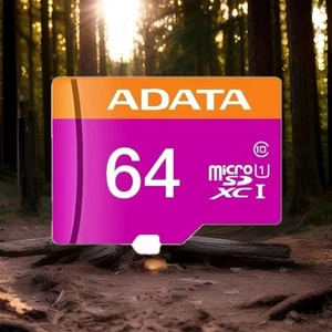 ✅️64GB Micro SD Card, ADATA Premier Memory Card Micro SDXC Class 10 UHS-I, UK . - Picture 1 of 5