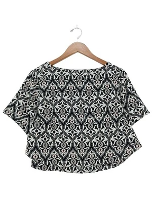 H&M CONSCIOUS Blouse à manches courtes Dames Blouse T EU 32 style décontracté - Photo 1/4