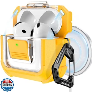 RFUNGUANGO Compatible with AirPods 4th Generation Protective Case, Compatible - Picture 1 of 5