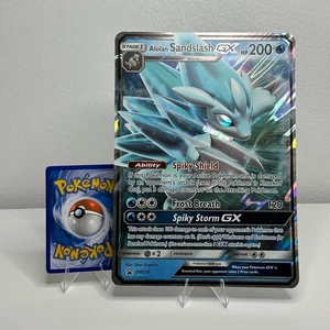 Juego de cartas coleccionables Pokémon JUMBO Alolan Sandslash GX promoción de gran tamaño SM236 Full Art Holo 2020 - Imagen 1 de 7