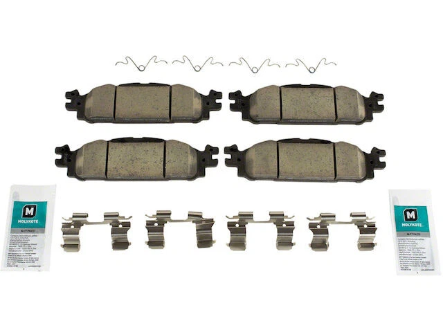 Juego de pastillas de freno delanteras para Ford Flex 2009-2019 Motorcraft 89848BQYZ 2012 2010 2011 Foto 1 de 2